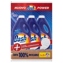 Dash Detersivo Lavatrice Liquido per Bucato Power Azione Extra Igienizzante 3x21=63 Lavaggi 3x1050ml